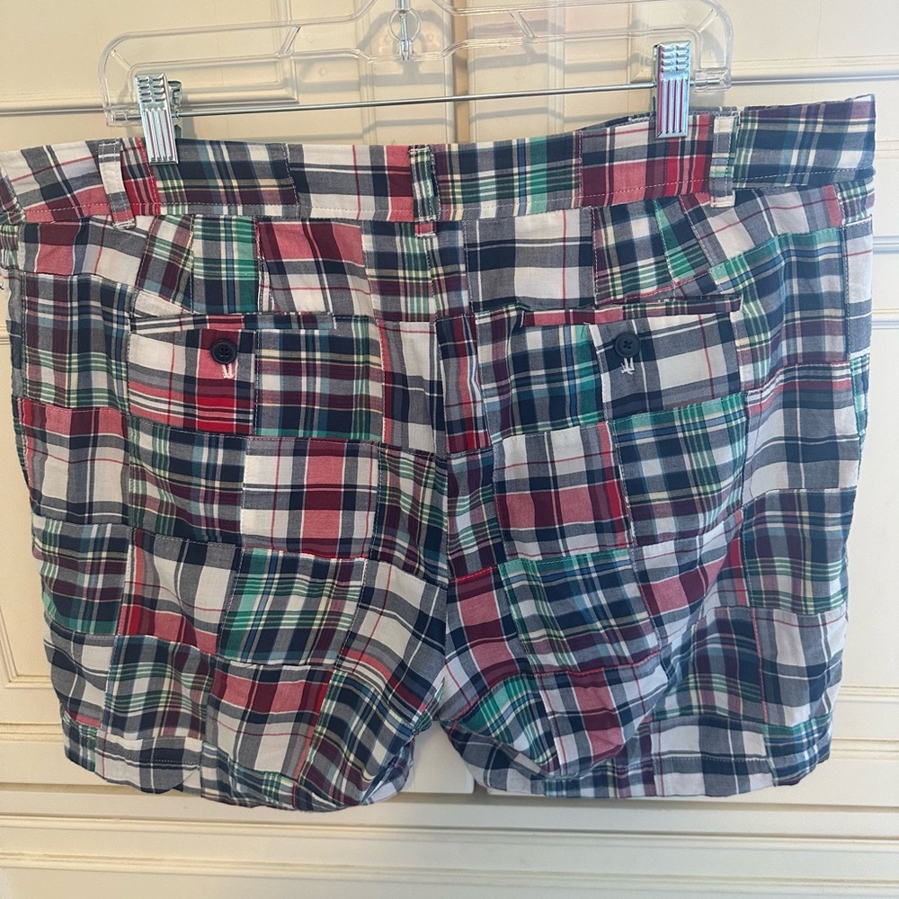 Talbots Madras Plaid Weekend Chino Shorts - Picture 6 of 12
